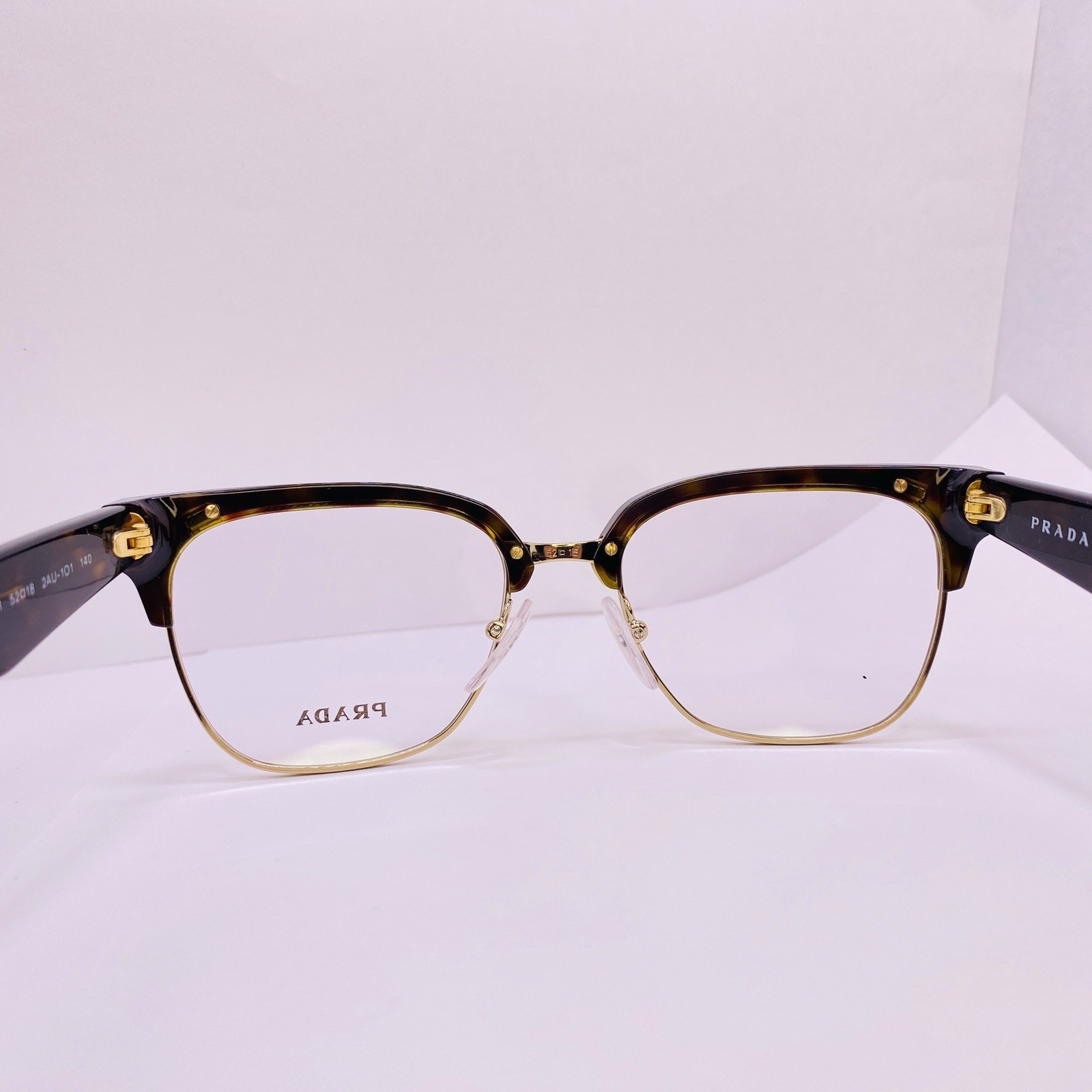 Prada Milano Eyeglasses Frames VPR 30R 2AU-1O1 52 [] 18 140 Havana Tortoise Gold thumbnail 9