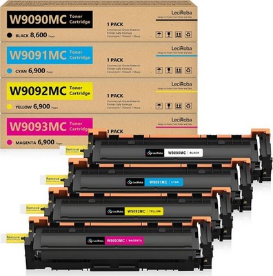 W9090MC Toner 4-Pack for HP Color Managed E45028 E45028dn E47528f CMYK