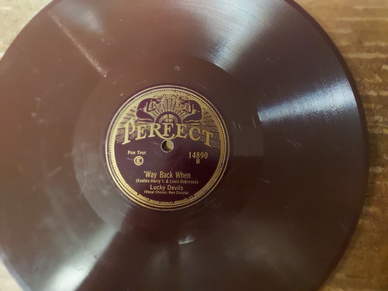 1927 Reddish Brown PERFECT 78/Lucky Devils../Virginia Creepers..Dance Orchestras