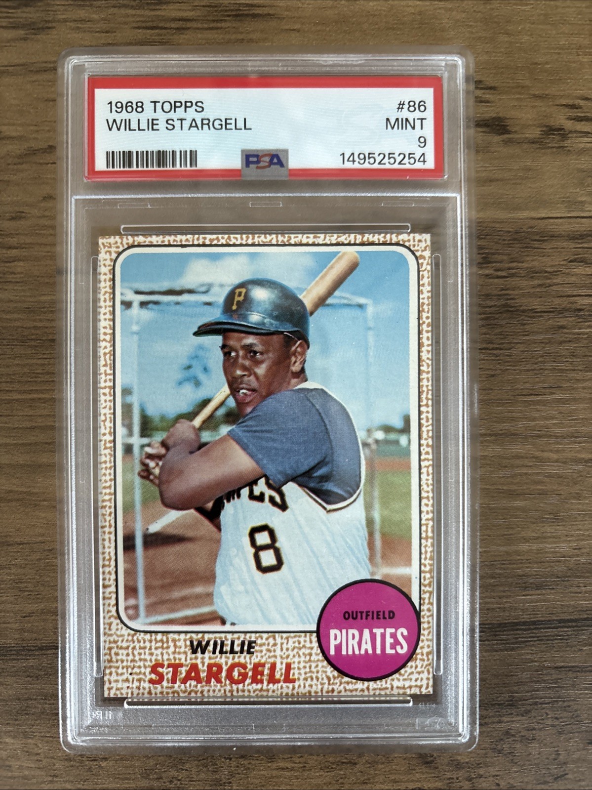 1968 Topps Willie Stargell #86 PSA 9
