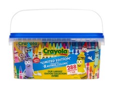 Crayola Crayon Tub 288 Ct Limited Edition Bulk Set for School Art Classroom
