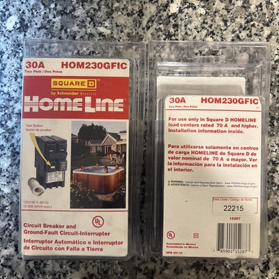 #ad #ad Schneider Electric Square D Homeline Miniature Circuit Breaker HOM230GFI NEW $68.00