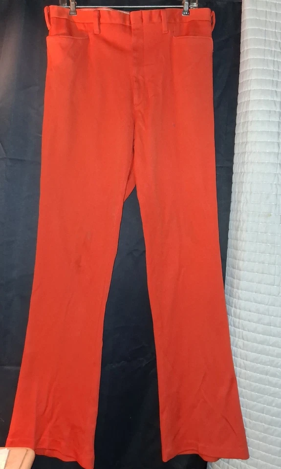 Leesures Leesures años 70 en naranja vintage originales Foto 2 de 4