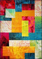 Home Dynamix Splash 651-999 Multi-Color Area Rug - 3' 3'' x 4' 3''