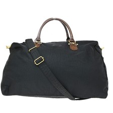 Borsa a mano BALENCIAGA BB logo 2 vie tracolla pelle goffrata nero marrone 08CB153