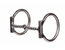 Professionals Choice Bit Twisted Wire 3" D-Ring 5 1/4" Mouth EQB-812