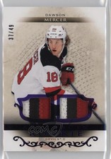 2021 Artifacts Roman Numeral Rookies Materials Purple 37/49 Dawson Mercer 04cw