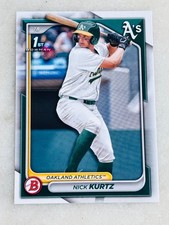 💥 2024 Bowman Draft 1st rookie Nick Kurtz Oakland Athletics #BD-56 RC MLB 💥