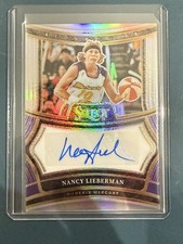 2025 Panini WNBA Select Nancy Lieberman Signatures Silver Auto  #24 Mercury