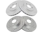 Front and Rear Brake Rotor Set For 94-01, 03-04 Ford Mustang SVT Cobra R FK21C7