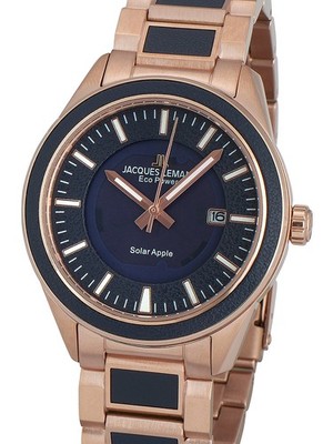 Jacques Lemans 1-2116F Eco Power Apple Mens Watch 40mm 10ATM