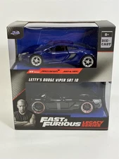 Fast and Furious Twin Set McLaren MP4 12C Lettys  Viper SRT 10 1:32 Jada 35694