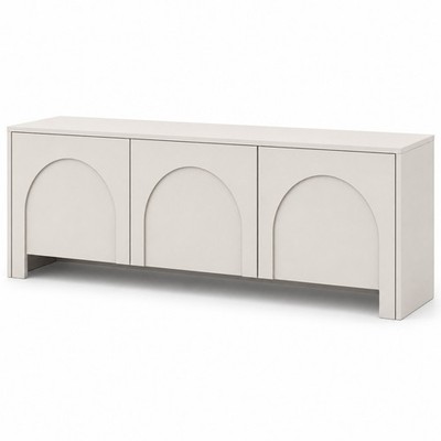 Lowboard Vento Kaschmir, 3 Türen Fernsehschrank B: 153,5cm / H: 51cm / T:35cm