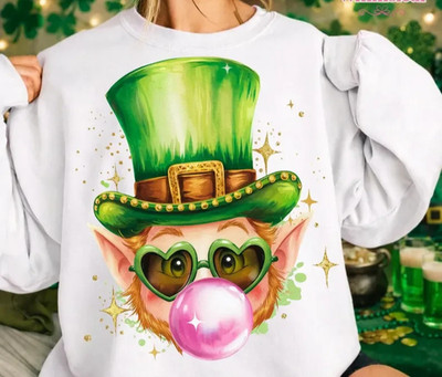 Coquette Bow Lucky Heart Sweatshirt Aesthetic Preppy Cute Gift for Her