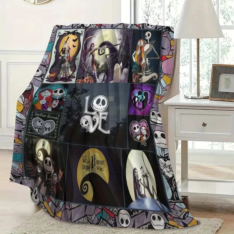 Disney The Nightmare Before Christmas Fleece Blanket, Cartoon Blanket