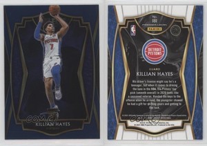 2020-21 Panini Select Premier Level Retail Blue Killian Hayes #181 Rookie RC