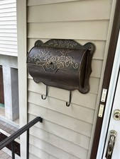 Wall Mount Mailbox Metal Mailbox Outdoor Vint...
