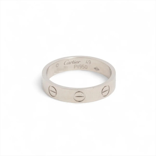 Cartier Mini Love Ring Pt950 3.9g 49