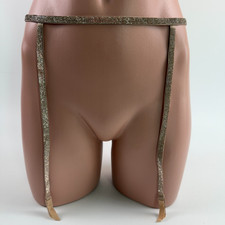 Victoria's Secret Dream Angels Rhinestone Garter Belt Pudra Pink Size XS/S NWT