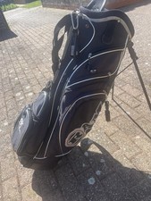 Ram FX Black Lightweight Stand Golf Bag With Carry Straps 5 Way Divider