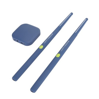 Drum Sticks, 3D Motion Sensing Drumstick Set with 8 Sounds, RGB Virtual Drum ...