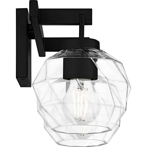 Matte Black  Bathroom Vanity Light from the Celina Collection - Picture 4 of 5