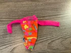 Vintage 1993 Mattel  Barbie Doll Clothes Gymnastics Leotard Bodysuit Socks # 1