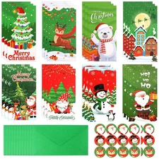 Christmas Money Holders for Cash 24 Pack Xmas Money or Gift Card Holders with...