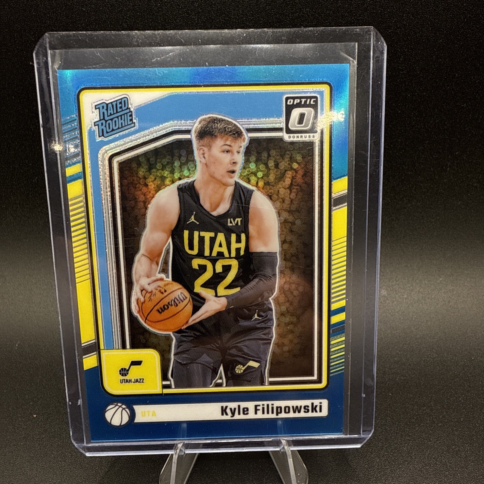 2024-25 Panini Optic - Rated Rookie Kyle Filipowski #300 Aqua Prizm 54/225