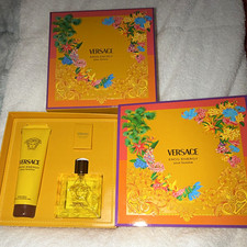 Versace Eros Energy Pour Homme EDP Spray 3.4 fl oz Gift Set Shower Gel Mini