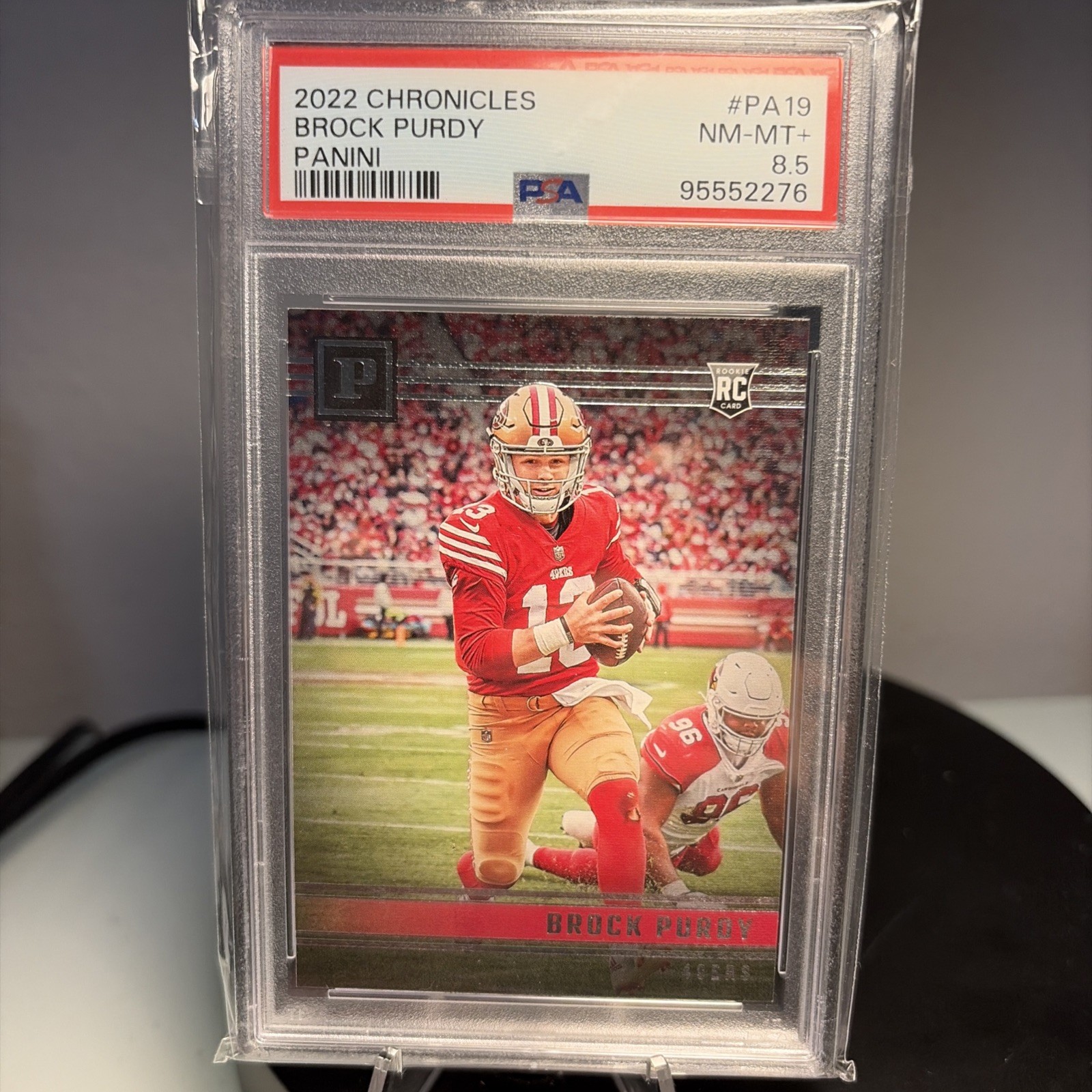 2022 Chronicles Panini Brock Purdy #PA19 PSA 8.5