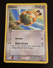 Carta Pokemon TCG Sentret 62/92 EX Legend Maker regolare comune LP