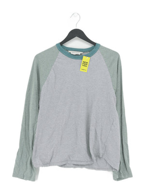 Marc Jacobs Men's T-Shirt S Grey 100% Cotton Basic UK