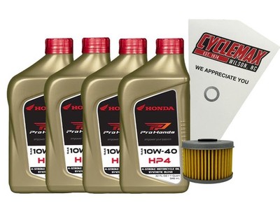 Cyclemax 2021-2022 Honda Pioneer 520 SXS520 HP4 Semi Synthetic Oil Change Kit