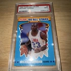 Fleer 1990-91 Michael Jordan #5 NBA All-Star Team Basketball Card Psa 9 Mint