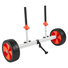 Kayak Cart - 230 lbs Load Capacity Canoe Cart Dolly with 10-inch Solid PU Tires,