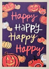 Happy Halloween / Greeting Card incl. Envelope 7 5" 