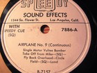 World War II Actual VULTEE BOMBER SPEEDY Q SOUND EFFECTS Airplane GENNETT 7886. — photo 2