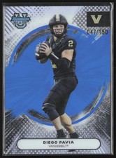 2025 Bowman Best U Diego Pavia Blue Refractor /150 Vanderbilt Commodores #98