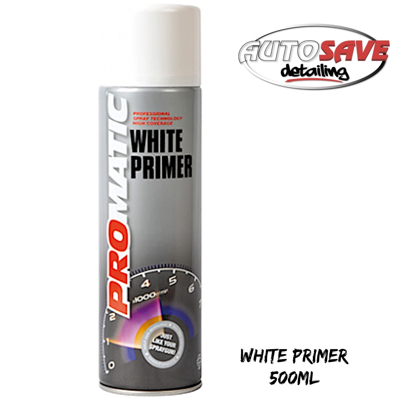 ProXL - Promatic White Primer |X2 Cans |500ml Aerosol Fast Drying