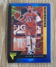 2020-21 Panini Flux Blue Prizm #39 Jalen Brunson