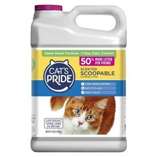 Cats Pride Scoopable Scented Lightweight Clumping Clay Cat Litter, Flushable, 12