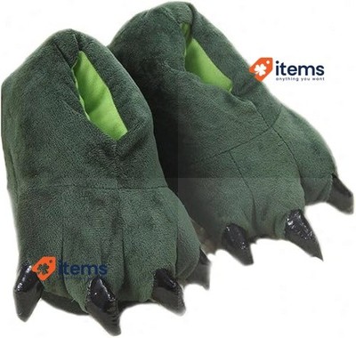 Pantuche Animali LANFIRE - Morbide, A Forma Di Zampa, Con Suola Antiscivolo, Unisex, Per Casa E Inverno - Foto 2
