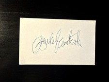 Rawly Eastwick STL Cardinals 1970S Signed Auto Cut Signature