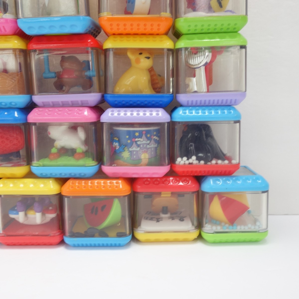 Fisher Price Peek A Boo Blocks COMPLETE Set Alphabet 26 A-Z Baby