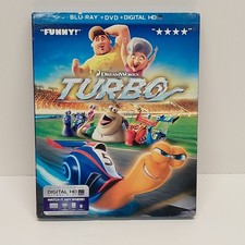 Turbo Blu-ray/DVD/Digital HD 2013. With Slip Cover Free Shipping