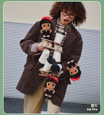 Ink Fire(hidden) Angry Molly Series Blind Box Figures Toy Plush