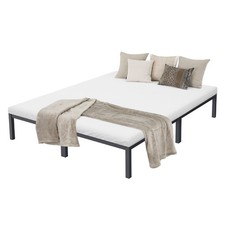 Telaio per letto rete a doghe struttura in acciaio antracite 160 x 200 cm