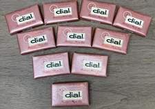 Dial Deodorant Beauty Soap 1/2 oz Bar- Lot of 10 Pink Travel Size USA Vintage