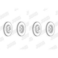 2X Jurid Bremsscheiben Vorne 280Mm BelÜFtet Passend FÜR Dacia Dokker Lodgy